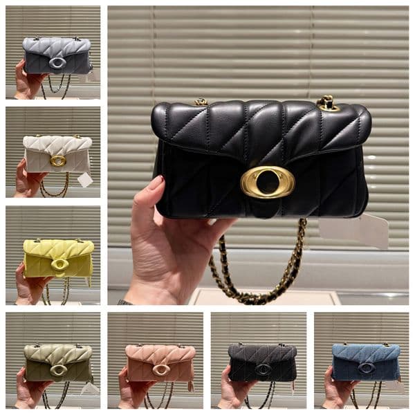 With box Fashion Designer Bag High quality Luxurys Tabby Bags Denim Bags Leather Crossbody Handbags wallet Women Shoulder Bags Classic Lady bags Chain Bags for Gift