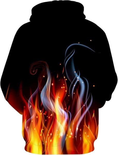 Hoodie for Mens Womens Unisex Realistic 3D Print Galaxy Pullover Hooded Sweatshirt Hoodies with Big Pockets Graphic Hoodies sweatshirt cool Fashionable
