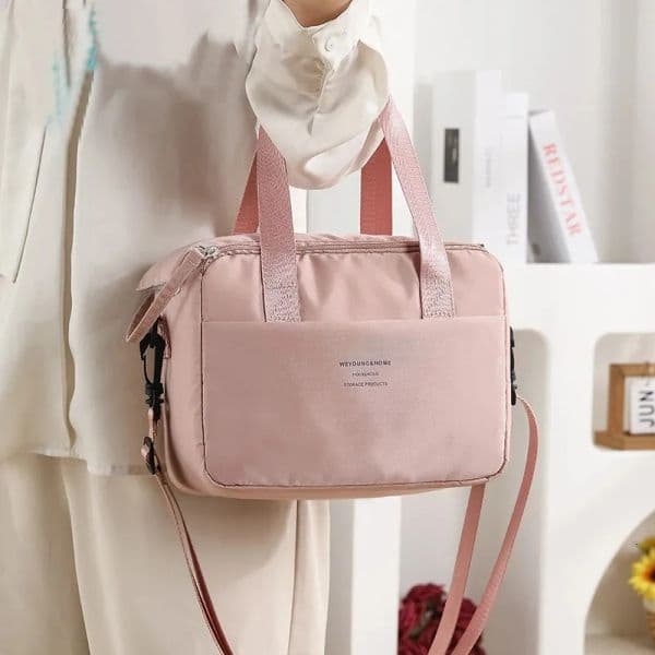 Lunch Bag For OL Women Thermal Insulated Lunch Box Tote Cooler Handbag Waterproof Bento Pouch Office Food Shoulder Bags
