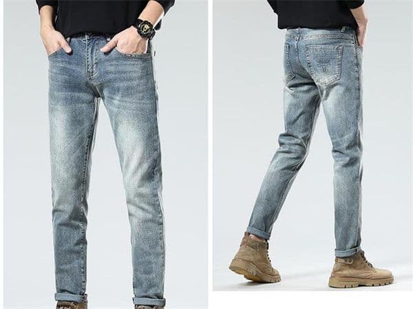 2025 designer jeans jeans for mens skinny jeans stickers light wash ripped motorcycle wear best version wholesale price Size 29--38