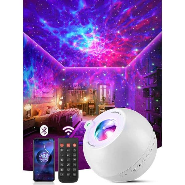 Color Star Projector with White Noise Function for Bedroom