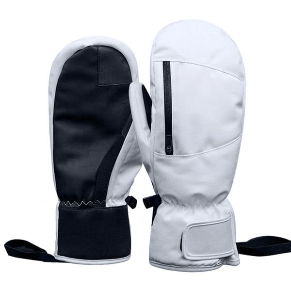 Snowboard Mittens Waterproof Ski Inner Five-finger Touchscreen Snow Gloves with Zipper Bag for Winter Skiing 241105