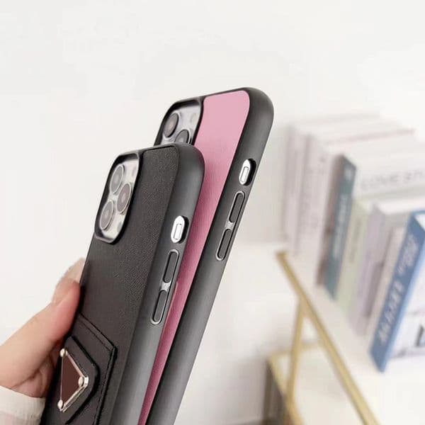 2026 New Card Holder Designer Phone For Apple Iphone 17 16 Pro Max 15 Promax cologne Case De Telefono 14 perfume 13 Luxury PU Leather Velvet