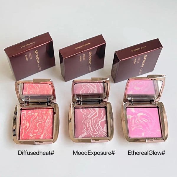 Luxury designer Eyes Blush Powder With mirror 4.2g Luminous Matte Cheeks Foundation Makeup Bronzer Blusher Pressed Powder High Quality Girl Face Beauty Tools