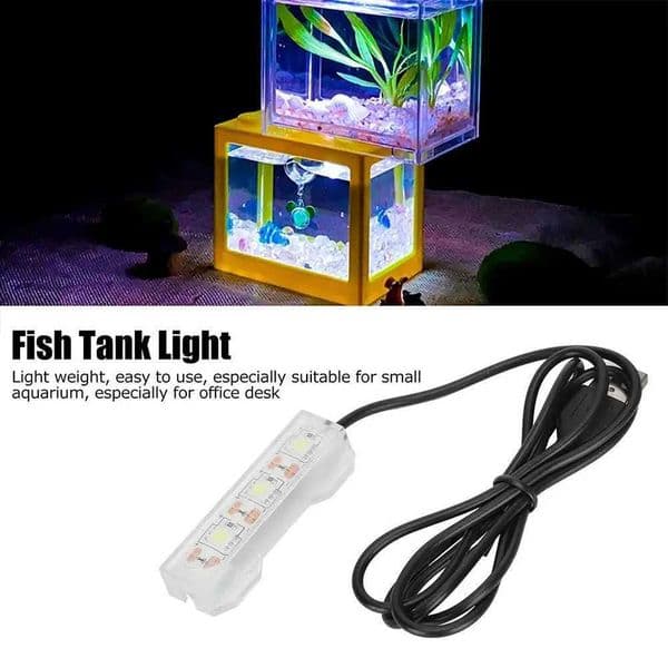 5v Fish Light For Small Aquarium Plants Lights Usb Led Desktop Lamp Aquarium Landscape Decorative Lamps Accessories Q1i2LX241107
