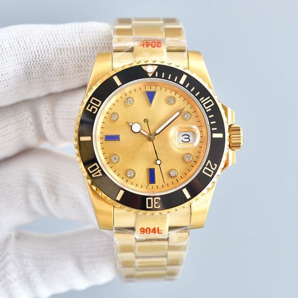 Watch Automatic Mechanical Movement Men Wristwatch Classic Fashion Business Sapphire Stainless Steel 904L Wristband Gift Montre de luxe