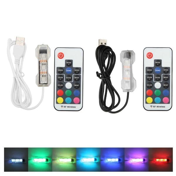LED Aquarium Light Micro Landscape Fish Tank Remote Control Light for Medium Small Fish Tanks landscape decorative lightLX241107