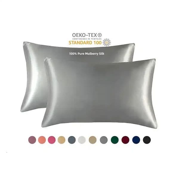 Pillow Case 100% natural mulberry silk pillowcase 19 mother pure silk pillowcase with hidden zipper 241107