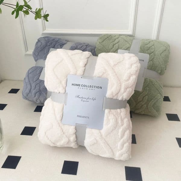 Blanket Single layer plush coral blanket seasonal blanket air conditioning blanket sofa cover blanket 241107
