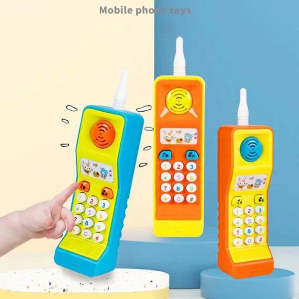 Mobile toys educational toys 5 songs colorful childrens mobile phone models with light music toys baby birthday gifts W241109