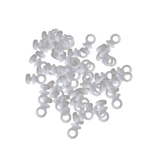50pcs/set Plastic Curtain Track Slider Hooks Runner Kit Fit For Camper Van Motorhome Caravan Boat Curtain Interior Accessories