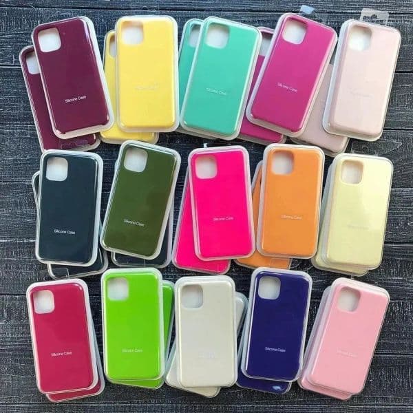 Silicone Phone Cases For iPhone 16 16pro 16plus 16 pro max 15 14 13 12 11 Pro Max Mini X XS XR 6 6s 7 8 Plus se Shockproof Back Cover