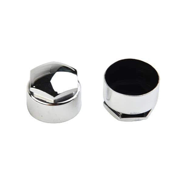 20Pcs 17mm Nut Cap Removal Tool Chrome Nut Cap Wheel Bolts Wheel Bolts Removal Tool For Any Car Auto Hub Screw Cover Bolt Rims