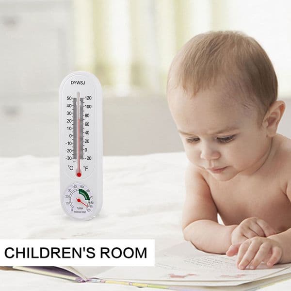 Laboratory Wall Hanging Thermometer Garden Greenhouse Planting Humidity Meter Temperature Monitor Measurement Tool 230x 66mm