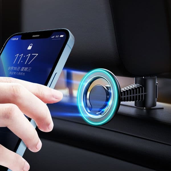 Car Seat Rear Headrest Holder Car Cell phone Swivel Stand for Xiaomi Iphone 14 Pro Max Smartphone Tablet Universal