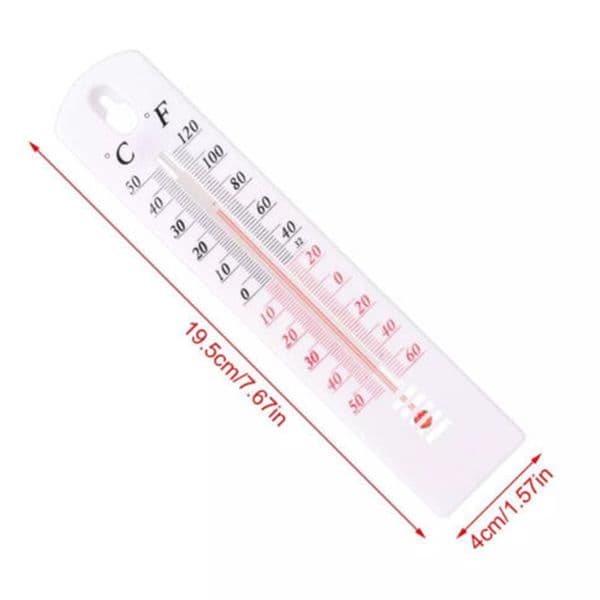 Practical Thermometer 2 Pcs Greenhouse Hanging High Quality -60° To 120° Indoor 196X 43mm Office 2 Pcs Outdoor