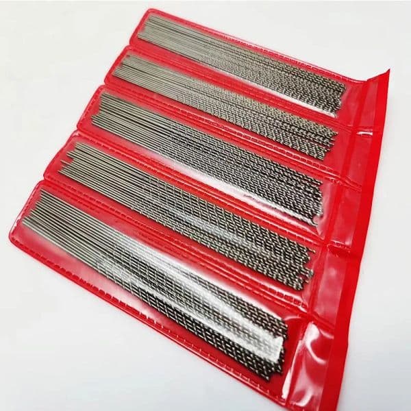 10/20Pcs Lengthen Straight Shank Twist Drill Bit 0.5-3.2mm Extra-long High Speed Steel Micro Fine Drill For Metal Wood Plastic