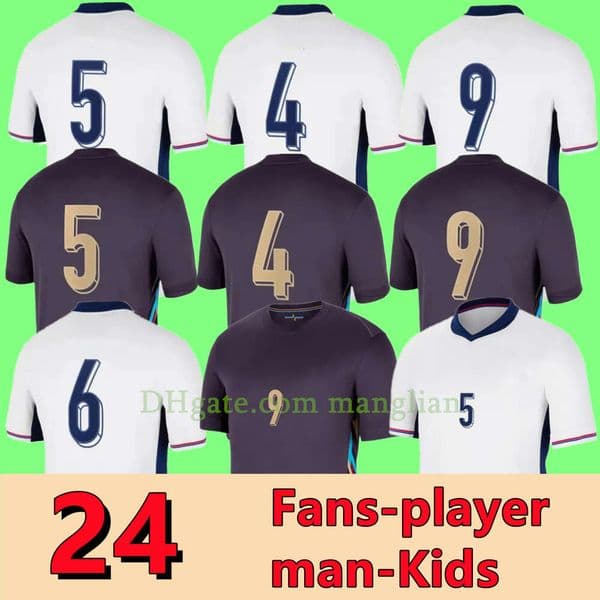 2024 Angleterre FODEN soccer jerseys KANE STERLING GREALISH RASHFORD MOUNT BELLINGHAM SAKA 24 25 national Football shirt men kids kit uniform ENGLANDS TRIPPIER ddd