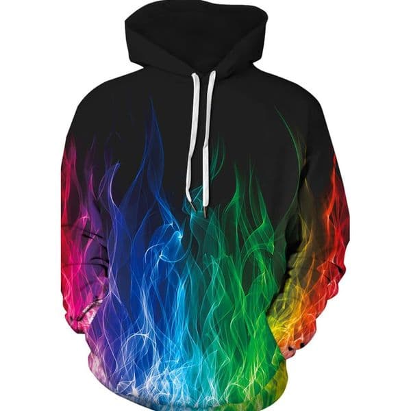 Hoodie for Mens Womens Mens Hoodie 3D Printed Pullover Hooded Sweatshirt Cool Outfits With Pockets Graphic Fashion Colors