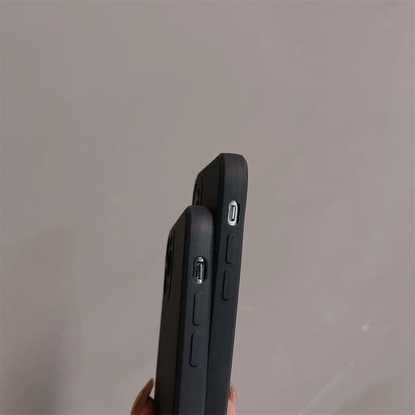 Ultra Thin Black Case For iPhone 15 Pro Max Soft Silicone Shell iPhone 14 Plus 13 12 11 Pro Max SE 2020 Matte 2025 Back Cover