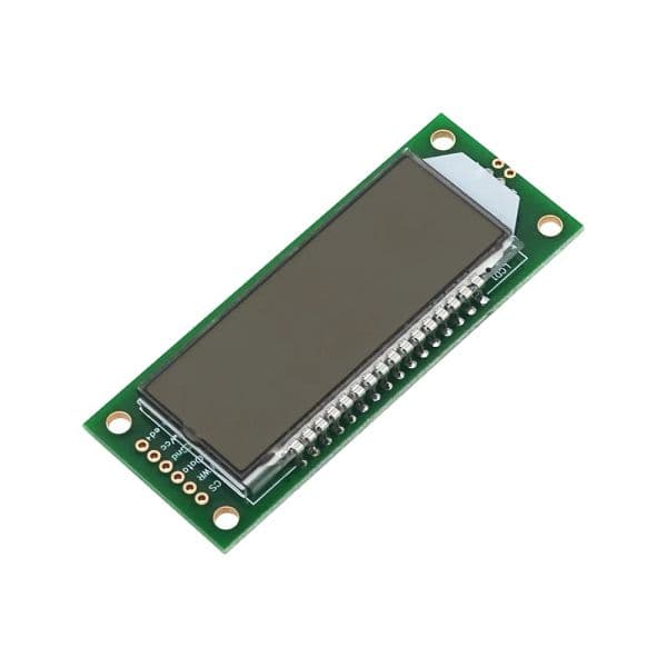 LCD Module 2.4 inch new 6-Digit 7 Segment LCD Display Module 2025 HT1621 LCD Driver IC with Decimal Point White Backlight Green color