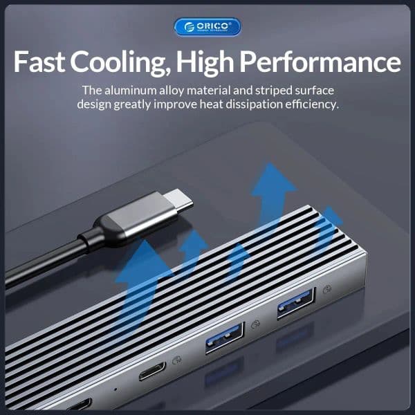 ORICO Type C USB 3.2 10Gbps HUB 4 Port PD100 SD TF Splitter OTG Adapter For Macbook PC Computer Accessories