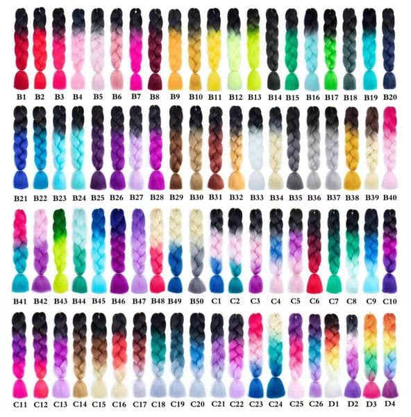 Dream Like Jumbo Braid Hair 24inch Pure/Ombre new Color Synthetic Braiding 2025 Hair Kanekalone Extensions Heat Resistant Fiber Wholesale