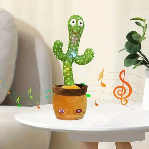 Cactus toys that can dance and talk for baby boys and girls singing and imitating recordings repeating what you said about the Sunshine Cactus Up Plus W241109