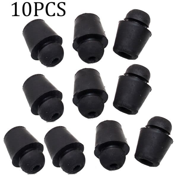 10Pcs Car Door Shock Absorbing Gasket Black Rubber Pads Car Door Dampers Sticker Car Door Accessories