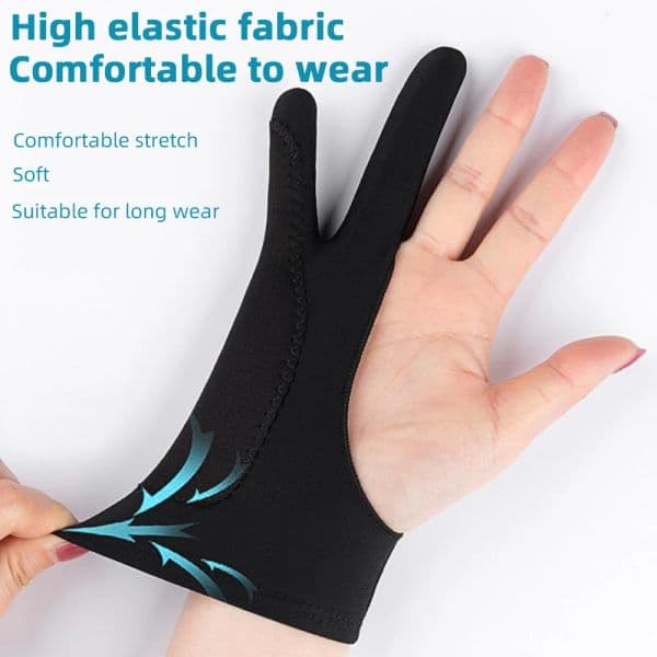 2026 New New Phone Tablet Anti-Touch outdoor Two-Fingers Outdoor Artist Anti-Fouling For Graphic Drawing Table Right And Left Hand Glove Free Shipping Shipping