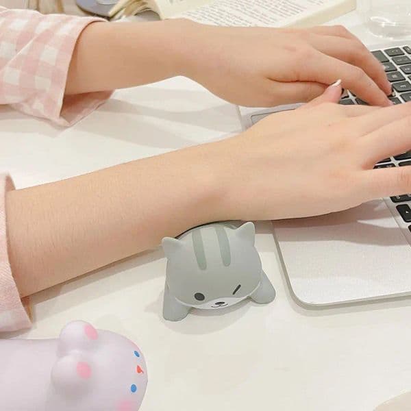 Soft Antiskid Mice Mat Table Mat Wrist Rest Desk Micemat Keyboard Pad Wrist Rest Support Mouse Pad Non-Slip Pad Hand Support