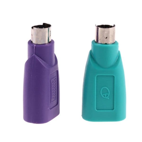 1 Pair Keyboard Mouse PS2 to USB Adapter Converter for usb Keyboard Mouse