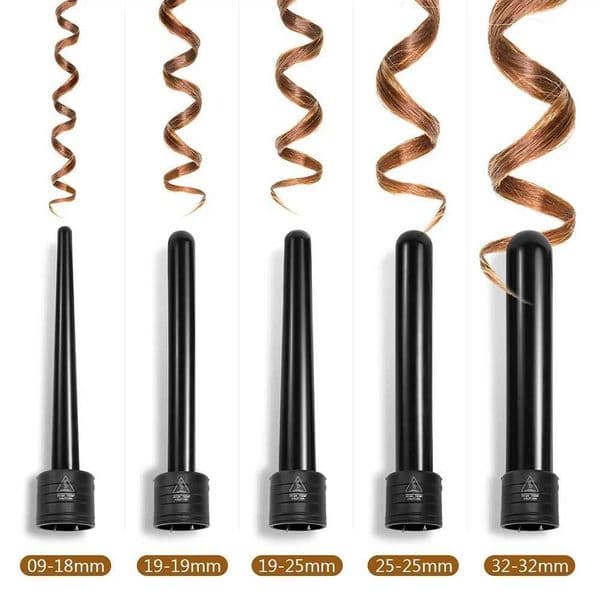 5 in 1 Hair Curling Iron Multifunctional barrel Rotating Professional salon Hair Curler L260525