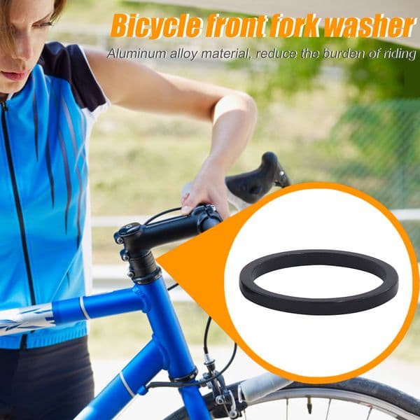 6x CANSUCC Bike Headset Washer Bicycle Front Fork Spacers Aluminum Ring Gasket