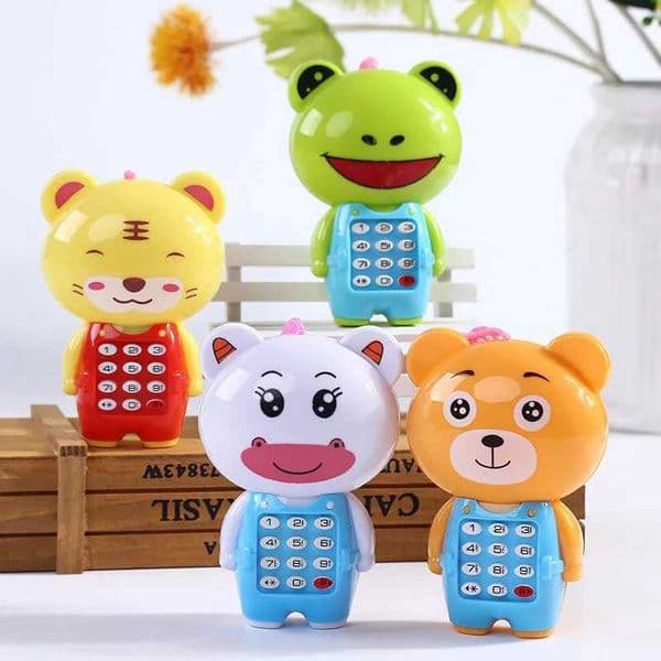 Mini Cute Baby Phone Toys Music Sound Phone Sleep Toys and Simulation Toys Phone Baby Early Education Toys Childrens Gifts W241109