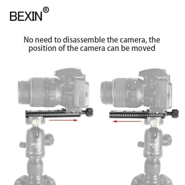 Camera Long Quick Release Clamp Dslr Camera Adapter Mounting Node Rail Clamp support bracket for Arca swiss tripod ball Head