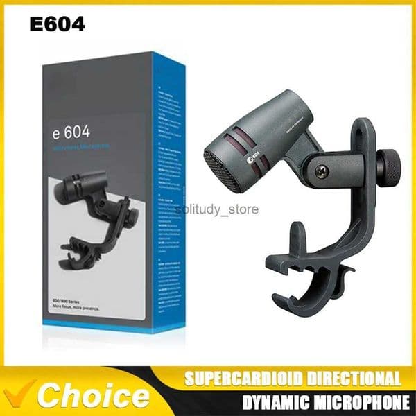 Microphones E604 Tom Snare Evolution series cardiovascular instrument drum microphone E 604 with clamp arm installation for professional recordingQ