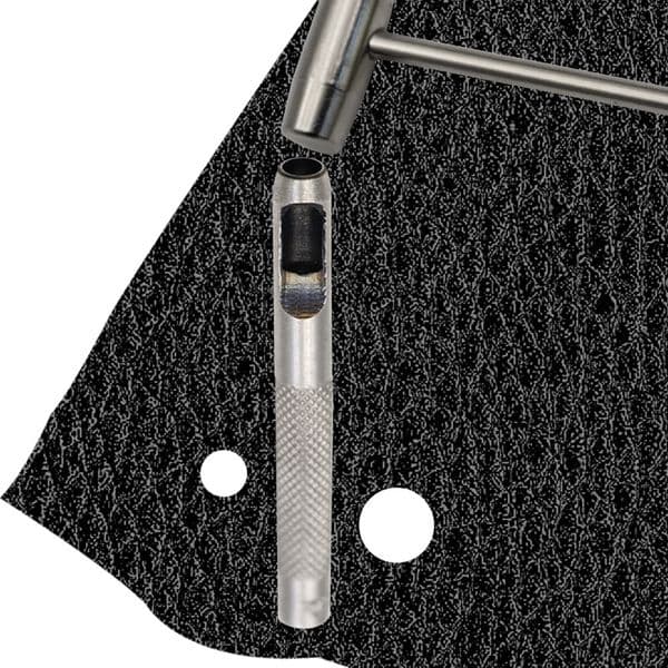 5Pcs Leather Punch Hollow Puncher Leathercraft Hole Craft Set for Clothes Trouser Watchband Waist Belt Piercing Tool Sets