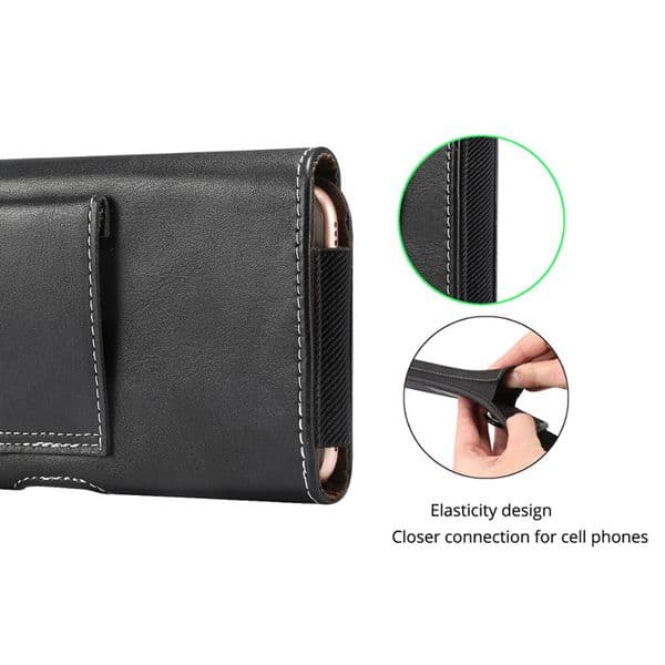 Leather Belt Clip Phone Case Men Waist Bag Holder For Samsung Galaxy A15 A54 A34 A24 A14 A51 A12 A52 A13 A53 A73 Holster Pouch