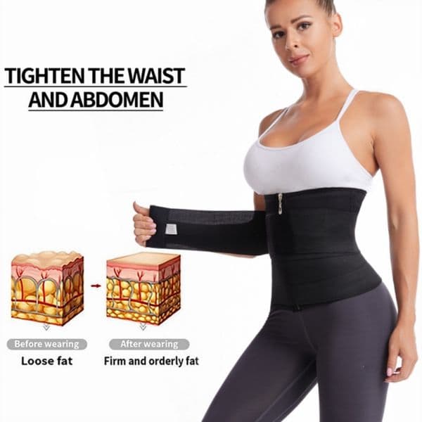 Women Waist Trainer Corset Belly Fajas Slim Belt Control Body Shaper Modeling Strap Waist Cincher Tummy Wrap