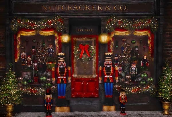 Mehofond Photography Background Christmas Nutcracker Party Happy New Year Newborn Baby Kids Child Portrait Backdrop Photo Studio