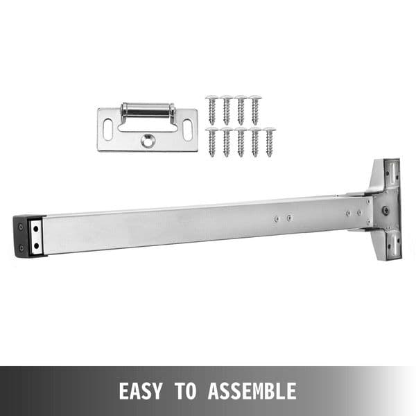 VEVOR Door Push Bar Panic Exit Device Lock With Exterior Lever Commercial Emergency Exit Bar Panic Exit Device With Door Knob