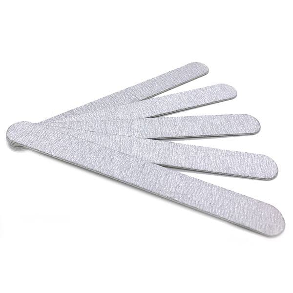 10 Pcs Grey Nail File Strong Thick Lime A Ongle Professional Wood Nail File 180/240 Kalk Nagels Sanding Nail Art Files Kit Tool