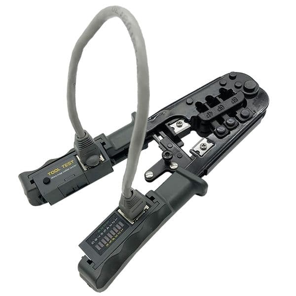 RJ45 Crimper Network Lan Cable Tester Cutting Tool for Cat7 Cat6 Cat5 RJ11 RJ12 RJ45 Crimper Metal Clip