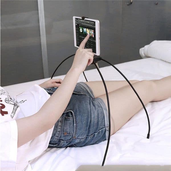 Adjustable Lazy Phone Pad Stand Mount Holder Tablet Spider Bracket Foldable Stable Desk Bed Car Bathroom Multi-scene Application