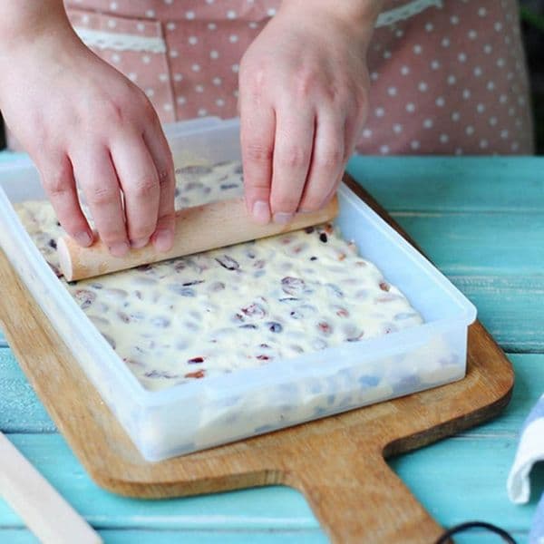DIY Nougat Tray Set Wooden Cutting Rolling Pin Baking Candy Tools Cake Decorating Tools Nougat Mold Forms For Sweets Set