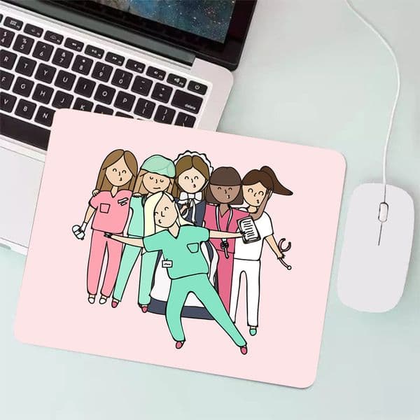 Doctor Nurse Medical Medicine Health Small Gaming Mouse Pad Gamer Keyboard Mousepad Computer Mouse Mat Laptop Mause pad Desk Mat