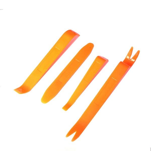 Cheapest 4pcs Removal Puller Pry Tool Car Door Panel Trim Trim Dash Audio Radio Remover Car Scratch Trim Clip Hand Tool Set