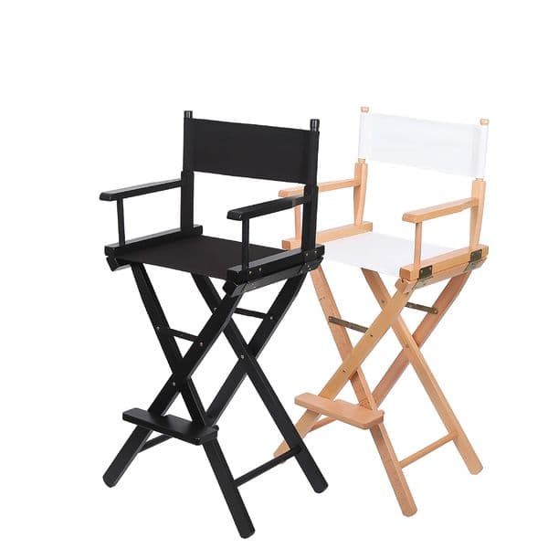 Director Chair Cover Foldable Canvas Stool Protector High Heat Resistant Breathable Stool Protector with Bag for Outdoor Indoor