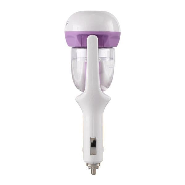 Car Steam Air Humidifier Aroma Diffuser Mini Air Purifier Aromatherapy Essential Oil Diffuser Mist Maker Sprayer For Car 12V DC
